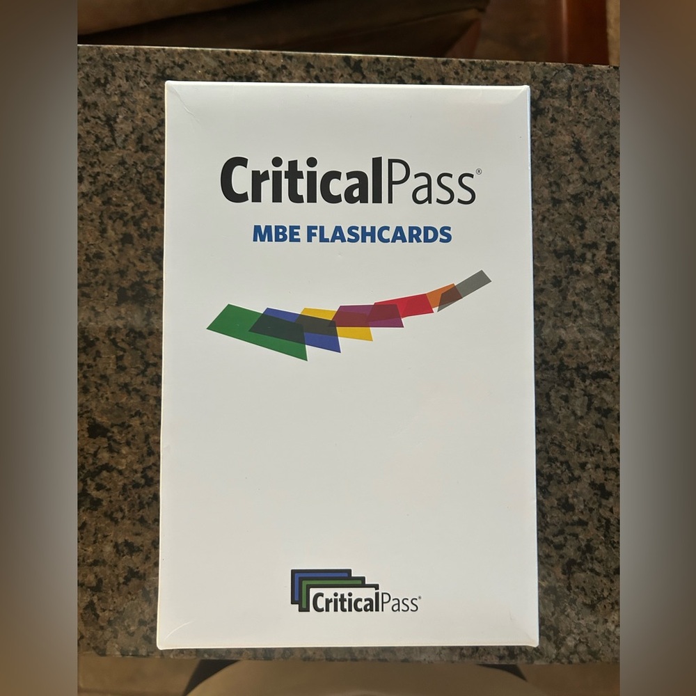 Critical Pass MBE Flashcards for UBE Bar Exam